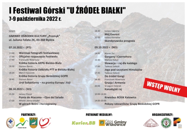 I Festiwal Górski - U Źródeł Białki